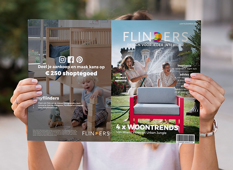 Flinders | Example of a Flinders Magazine cover, view all at flinders.nl/magazine | Responsibilities: Design
