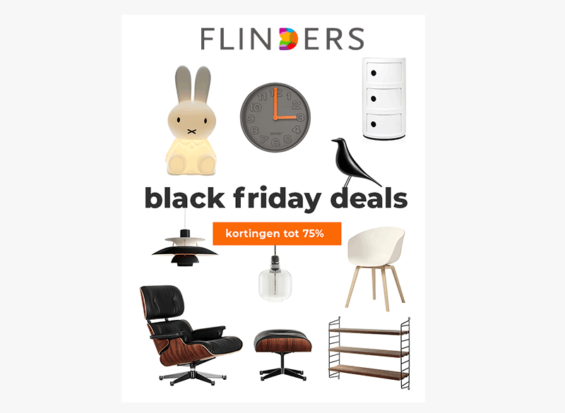 Flinders | Promotional Black Friday visual to create urgency | Responsibilities: Design
