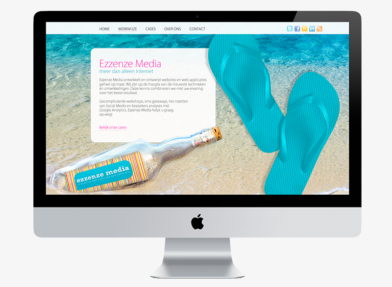 Ezzenze Media | Website for a marketing company | Responsibilities: UX/UI Design and Branding